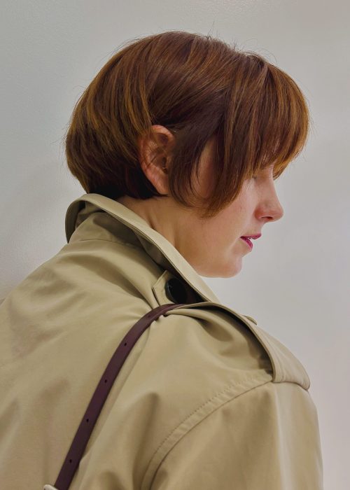 French bob con flequillo