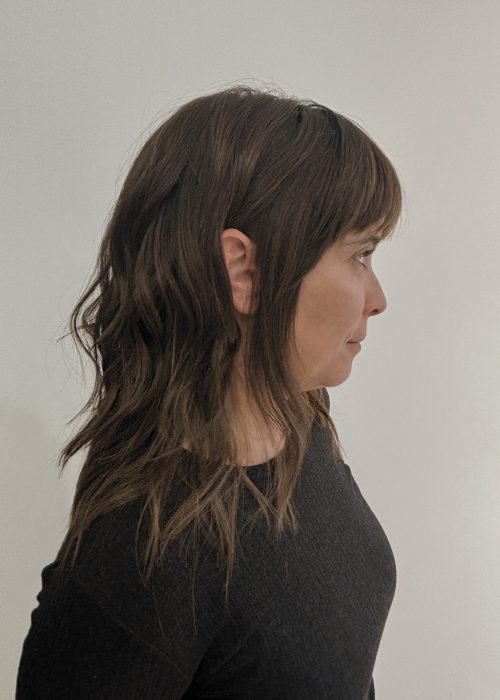Melena con capas y flequillo